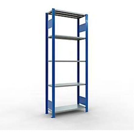 SCHULTE Lagertechnik - Boutloos basisrek - 2000x 750x300 mm, type 150 kg