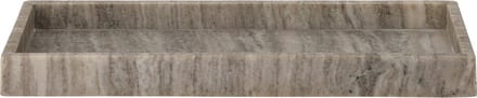 Bloomingville Marmeren dienblad Majsa bruin 38x18cm