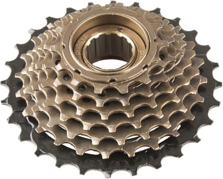Primax e freewheel 7 speed 14-28t zwart-bruin in box