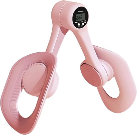 Bekkenbodemtrainer - Heupspiertrainer - Spierversterking - Intelligente telling - 35 x 25 cm - Roze