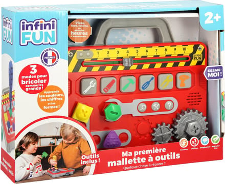 Mallette a Outils - KD - Ma Premiere Mallette a Outils - 6 activités et 3 modes de jeux pour s'amuser en sécurité