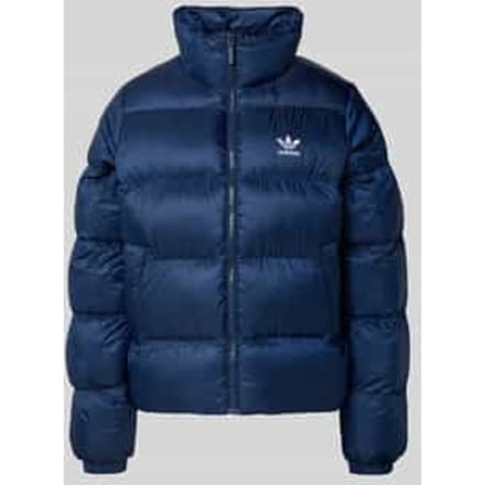 Regular fit gewatteerd jack met logostitching
