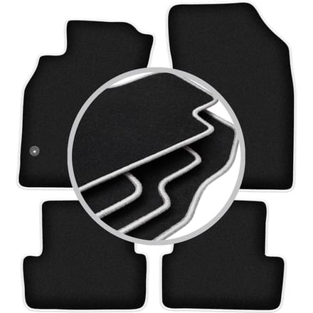 CARLUX-SILVER automatten voor: Renault Fluence sedan (2009-2016)
