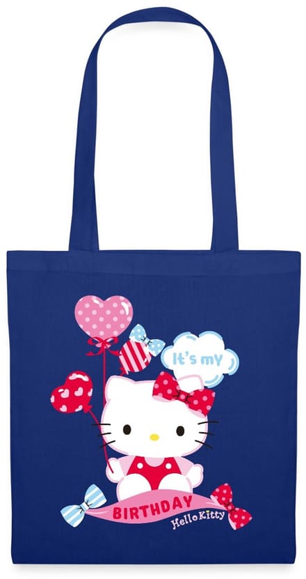 Hello Kitty Met Ballonnen Jarig Ontwerp Tas Van Stof Schoudertas