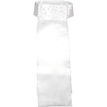 Harry's Horse Plastron Crystal Wit - One size