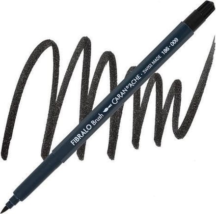 Carandache Fibralo Brush |  Black