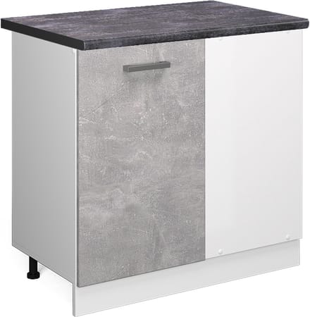 Vicco R-Line Hoekkast – 86 cm, WB Antraciet Beton