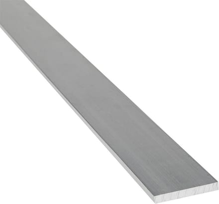 Aluminium Platte Stang 20x6 mm x 1 Meter | EN AW-6060 T66 Profiel