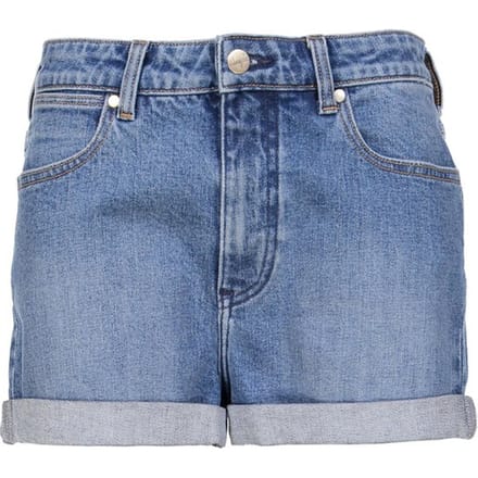 Wrangler - Maat XS - BOYFRIEND SHORT Short Dames Jeans