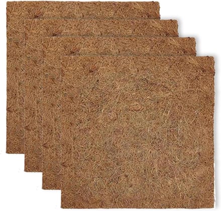 Kippennest Matten - Legnest Onderlegger - Optimale Eierleg - Natuurlijke Vezels - 4 stuks - Bruin