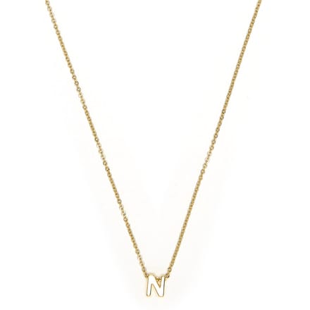 Luxenter Ketting met 18-karaats geelgouden afwerking - Alphabet