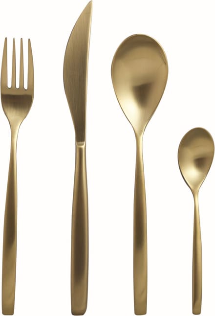 Mepra Bestekset Stiria Goud - Gematteerd - RVS - 24- delig