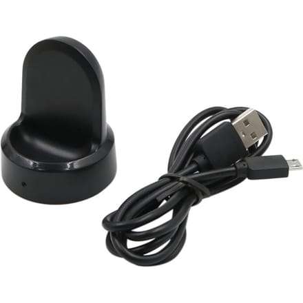 Support de chargement sans fil pour montre connectée compatible avec Sam-sung Gear S-3 Frontier Gear black