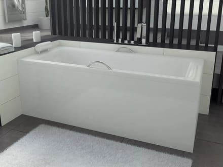 Badland TALIA ligbad 130 x 70 cm wit met baddrager