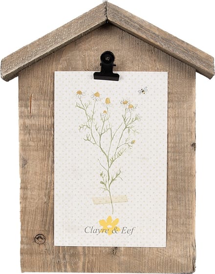 Clayre & Eef Fotolijst 17x3x21 cm Bruin Hout