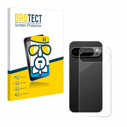 Screenprotector voor Google Pixel 9 Pro XL (Achterkant) Beschermglas transparant