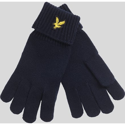 Lyle & Scott Merinowolmix Handschoenen - Marineblauw
