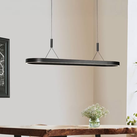 Hanglamp - zwart - Mykty - kunststof metaal - design lamp - LED - 4205ZW - Steinhauer Exclusive