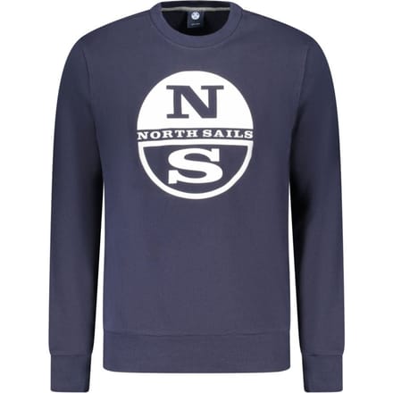 North Sails Blauwe Katoenen Heren Sweatshirt
