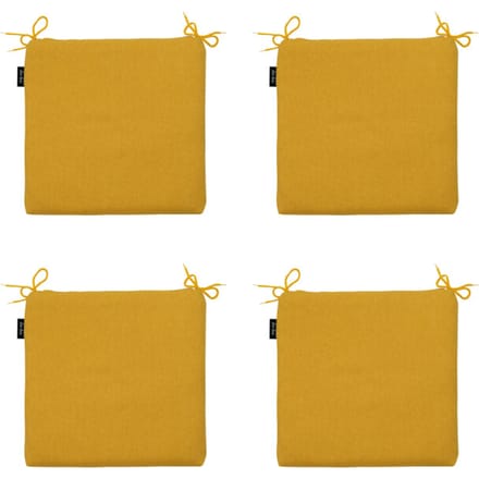 Madison - Zitkussen Gold canvas eco+ - Ca. 40x40 cm - Set van 4