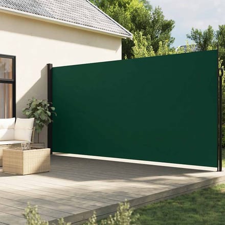 vidaXL - Windscherm - uittrekbaar - 200x300 - cm - donkergroen