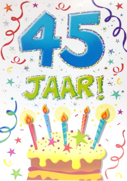 Verjaardagskaart - That Funny Age - 45 jaar - Met Envelop - Per stuk