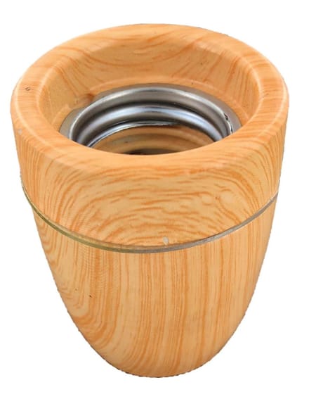 Lamphouder E27 Porselein - Kleur licht hout