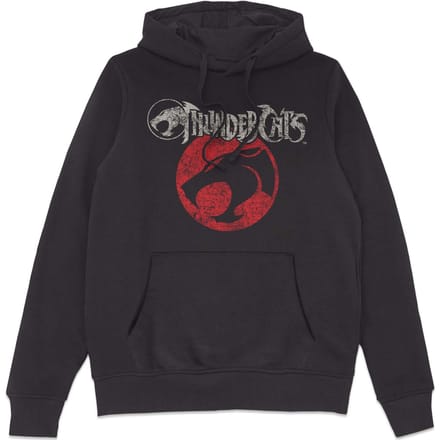 Thundercats Vintage Logo Hoodie - Black - S