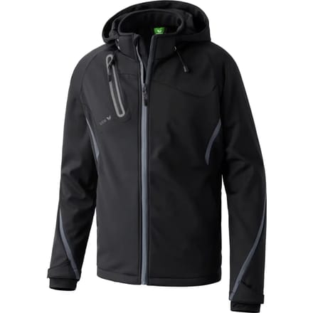 Erima Outdoor Softshell Jack - Softshelljassen  - zwart - M