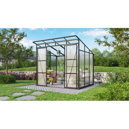 Vitavia Tuinkas Playa 5900 - Polycarbonaat 6mm - Zwart - 258x229x231cm