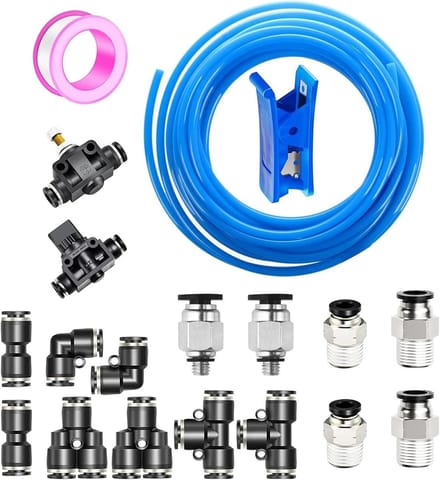 8mm OD 5mm ID Polyurethaan Luchtpijp Set van 10 Meter - Flexibele Slang voor Compressoren en Tuinieren