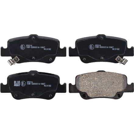 Remblokset BLUE PRINT ADT342173, achter