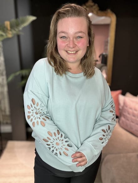 ONLY CARMAKOMA - CARWINNIE L/S O-NECK SWT JRS - Dames - Sweaters