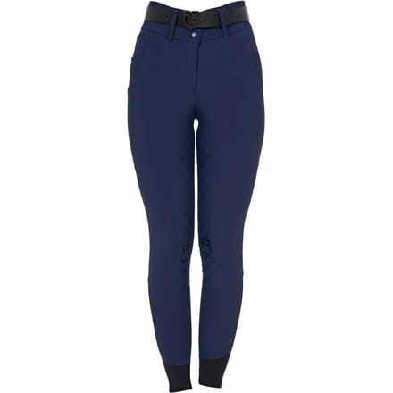 Dames rijbroek met middengrip Equestro Monogram