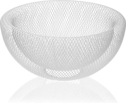 Fruitschaal | Versa | Wit Staal Ijzer (15 cm)