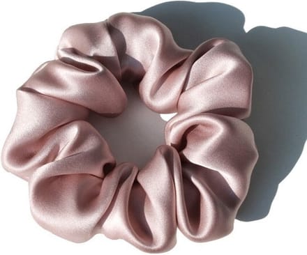 Premium Zijde Scrunchie - Silk Haarelastiek - Paars