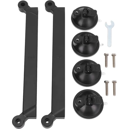 Satelliet Zonnedak Zuignapmontage Compacte Multifunctionele Satelliet Dakraammontage voor RV Boot black
