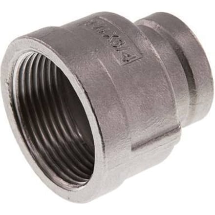 Rp 1 1/4'' x Rp 3/4'' RVS Ronde Sok 16 Bar