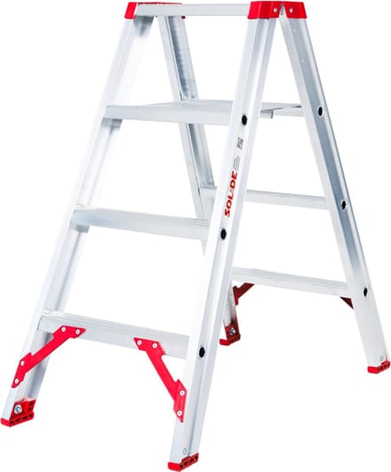Solide ECO PRO Dubbele Trap 2x4 treden (DTE04)