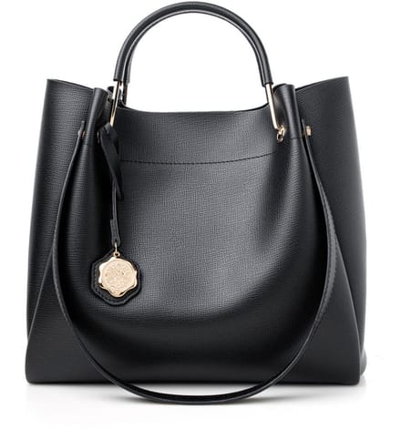 Asir - Tote-tas - Zwart - 32 x 14 x 28 cm