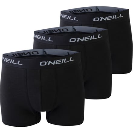 O'Neill Heren Boxershorts Trunks 900003 Effen Zwart 3-Pack - Maat S