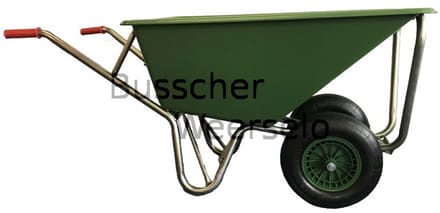 Kruiwagen - Polyester - 160 Liter - Tweewielig - Groen - BWN