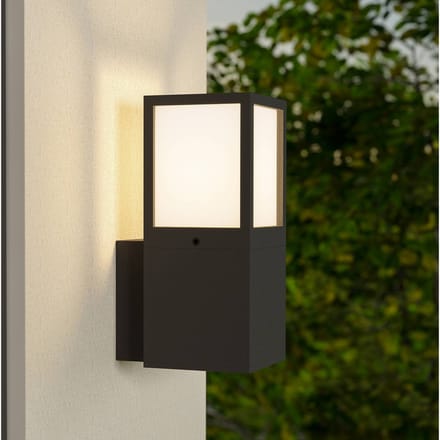 Deko-Light Buitenwandlamp Facado 2 Square, aluminium, donkergrijs, E27