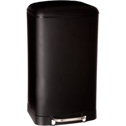 5Five Vuilnisemmer Metaal - Zwart - 35 x 32 x 62 cm - 30 l