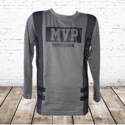 Jongens longsleeve MVP groen - Groen - 98/104