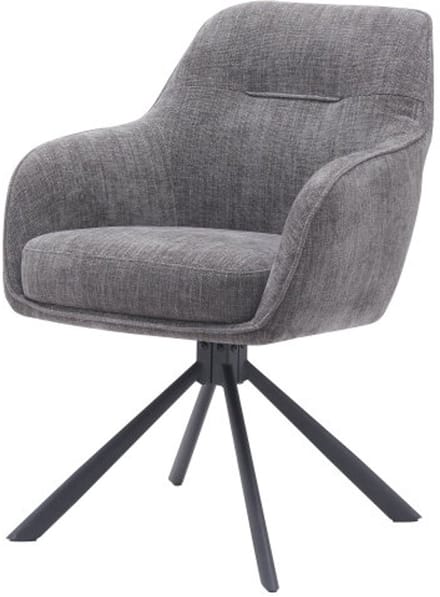 AVOLA ARMCHAIR GRAPHITE - eetkamerstoelen set van 2