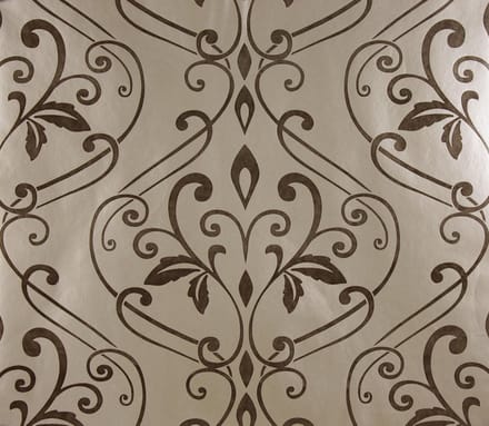 Dutch Wallcoverings Vliesbehang damast - goud/bruin