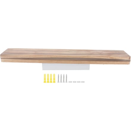 Houten LED Wandlamp Spiegel Voorlamp Draaibaar Slaapkamer Nachtkastje Wandlamp 7W 110-265V