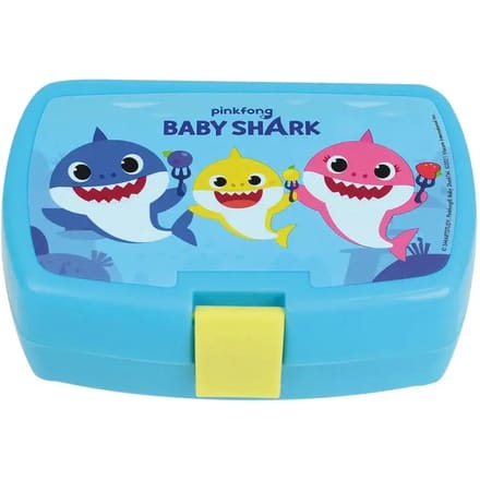 Baby Shark Lunchbox - 16 x 11 x 5 cm - Blauw