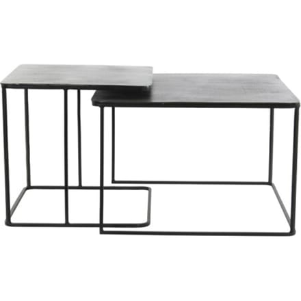 Light & Living bijzettafel lebu Ø62x41cm - set van 2